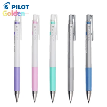 Шариковая ручка Pilot Knock Gel Ink Extra Fine, толщиной 0,4 мм, Пастельного цвета, корпус в современном стиле с индикатором детонации