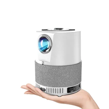 белый проектор caiwei A3 1080P Mini с Автофокусировкой и автоматической коррекцией трапецеидальных искажений Проектор 4K
