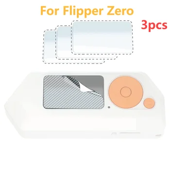 защитная пленка для экрана 3шт, защита от отпечатков пальцев, пленка для экрана, защита от царапин, прозрачная для игровых аксессуаров Flipper Zero